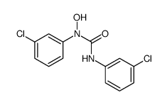 3-(3-Chlorophenyl)-1-(3-chlorophenyl)-1-hydroxyurea structure, CAS 91718-98-8