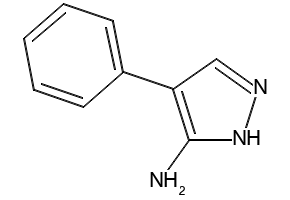 4-Phenyl-1H-pyrazol-3-amine structure, CAS 5591-70-8