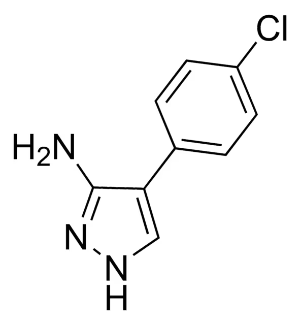 4-(4-Chlorophenyl)-1H-pyrazol-3-amine structure, CAS 40545-65-1