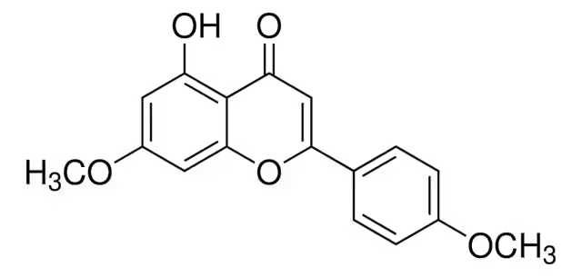 5-hydroxy-7-acetoxyflavone structure, CAS 6674-40-4