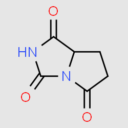 Dihydro-1H-pyrrolo[1,2-c]imidazole-1,3,5(2H,6H)-trione structure, CAS 164015-09-2
