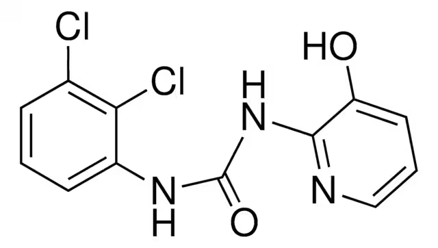 3-(2,3-Dichlorophenyl)-1-hydroxy-1-(3-(trifluoromethyl)phenyl)urea structure, CAS 2677-83-0