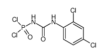2,4-Dichlorophenylcarbamoylphosphoramidicdichloride structure, CAS 4797-14-2