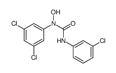 3-(3-Chlorophenyl)-1-(3,5-dichlorophenyl)-1-hydroxyurea structure, CAS 98068-66-7