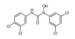 3-(3,4-Dichlorophenyl)-1-(3,5-dichlorophenyl)-1-hydroxyurea structure, CAS 97028-57-4
