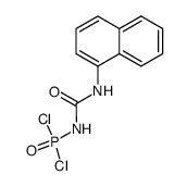 Naphthalen-1-ylcarbamoylphosphoramidicdichloride structure, CAS 4797-20-0