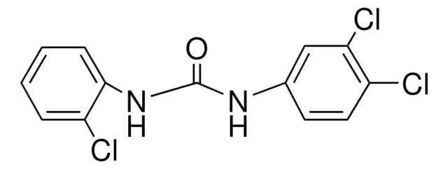 3-(2-Chlorophenyl)-1-(3,4-dichlorophenyl)-1-hydroxyurea structure, CAS 97027-88-8