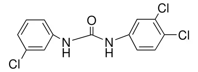 3-(3-Chlorophenyl)-1-(3,4-dichlorophenyl)-1-hydroxyurea structure, CAS 97027-93-5