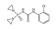 1-(2-Chlorophenyl)-3-(di(aziridin-1-yl)phosphoryl)urea structure, CAS 3413-82-9