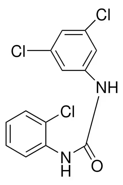3-(2-Chlorophenyl)-1-(3,5-dichlorophenyl)-1-hydroxyurea structure, CAS 97027-91-3