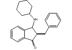 2-(Pyridin-3-ylmethylene)-2,3-dihydro-1H-inden-1-one structure, CAS 4875-90-5
