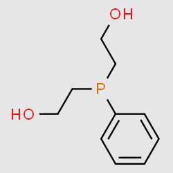 2,2'-(Phenylphosphinediyl)diethanol structure, CAS 1201-67-8