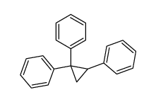 Cyclopropane-1,1,2-triyltribenzene structure, CAS 896-65-1