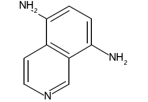 Isoquinoline-5,8-diamine structure, CAS 1127-49-7