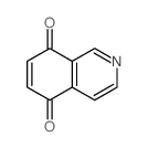 Isoquinoline-5,8-dione structure, CAS 50-46-4