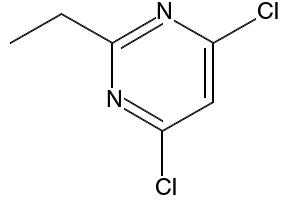 4,6-Dichloro-2-ethylpyrimidine structure, CAS 1195-34-2