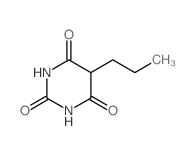 5-Propylpyrimidine-2,4,6-triol structure, CAS 6156-88-3