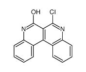 7-Chlorodibenzo[c,f][2,7]naphthyridin-6-ol structure, CAS 4694-59-1