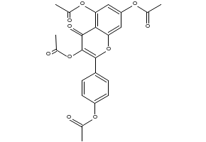 Kaempferoltetraacetate structure, CAS 16274-11-6