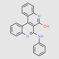 7-(Phenylamino)dibenzo[c,f][2,7]naphthyridin-6-ol structure, CAS 4694-60-4