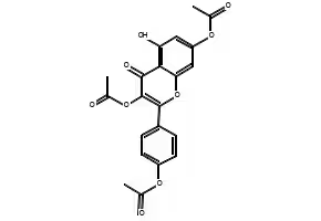 Kaempferol3,4',7-triacetate structure, CAS 143724-69-0