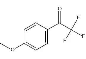 2,2,2-Trifluoro-1-(4-methoxyphenyl)ethanone structure, CAS 711-38-6
