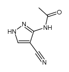 N-(4-Cyano-1H-pyrazol-5-yl)acetamide structure, CAS 117868-30-1