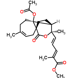 DeacetylpseudolaricacidA structure, CAS 82508-37-0