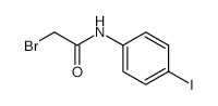 2-Bromo-N-(4-iodophenyl)acetamide structure, CAS 6411-03-6