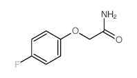 2-(4-Fluorophenoxy)acetamide structure, CAS 332-50-3