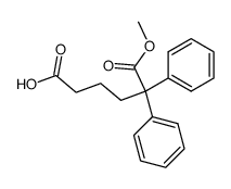 6-Methoxy-6-oxo-5,5-diphenylhexanoic acid structure, CAS 111357-61-0