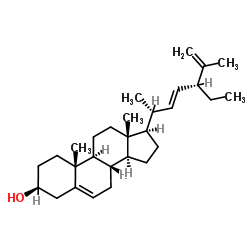 Stigmasta-5,22,25-trien-3-ol structure, CAS 26315-07-1