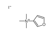 N,N,N-Trimethylfuran-3-aminiumiodide structure, CAS 5381-13-5