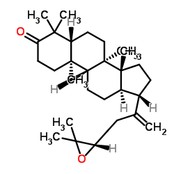 24,25-Epoxydammar-20(21)-en-3-one structure, CAS 63543-52-2