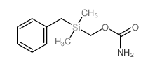 (Benzyldimethylsilyl)methylcarbamate structure, CAS 5507-48-2