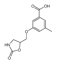 3-Methyl-5-((2-oxooxazolidin-5-yl)methoxy)benzoicacid structure, CAS 5057-74-9