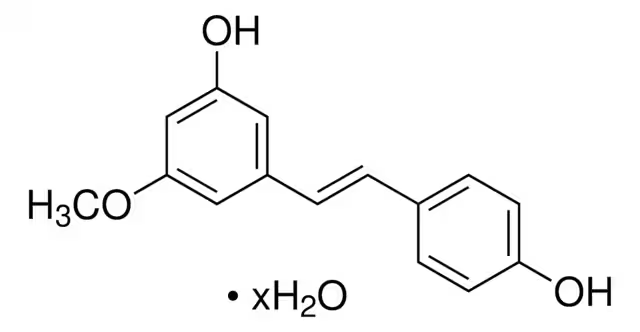 Pinostilbene structure, CAS 42438-89-1