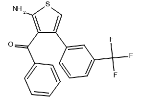 (2-Benzylphenyl)(thiophen-3-yl)methanone structure, CAS 1033-17-6