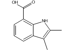 2,3-Dimethyl-1H-indole-7-carbohydrazide structure, CAS 5094-41-7