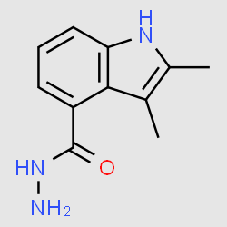 2,3-Dimethyl-1H-indole-4-carbohydrazide structure, CAS 5094-43-9