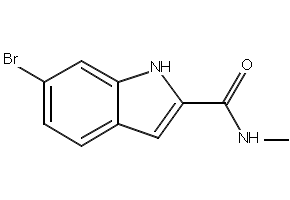 N,N,2,3-Tetramethyl-1H-indole-6-carboxamide structure, CAS 5054-90-0
