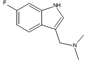 1-(2,3-Dimethyl-1H-indol-6-yl)-N,N-dimethylmethanamine structure, CAS 5054-95-5