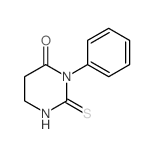 3-Phenyl-2-thioxotetrahydropyrimidin-4(1H)-one structure, CAS 1203-29-8