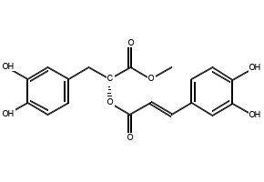 Methylrosmarinate structure, CAS 99353-00-1