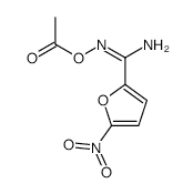N'-Acetoxy-5-nitrofuran-2-carboximidamide structure, CAS 63-69-4