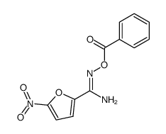 N'-(Benzoyloxy)-5-nitrofuran-2-carboximidamide structure, CAS 793-03-3