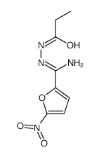 N'-(Imino(5-nitrofuran-2-yl)methyl)propionohydrazide structure, CAS 3777-12-6