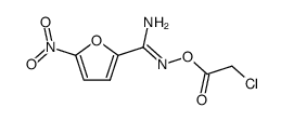 N'-(2-Chloroacetoxy)-5-nitrofuran-2-carboximidamide structure, CAS 59-80-3
