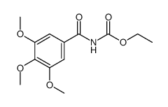 Ethyl 3,4,5-trimethoxybenzoylcarbamate structure, CAS 1849-88-3