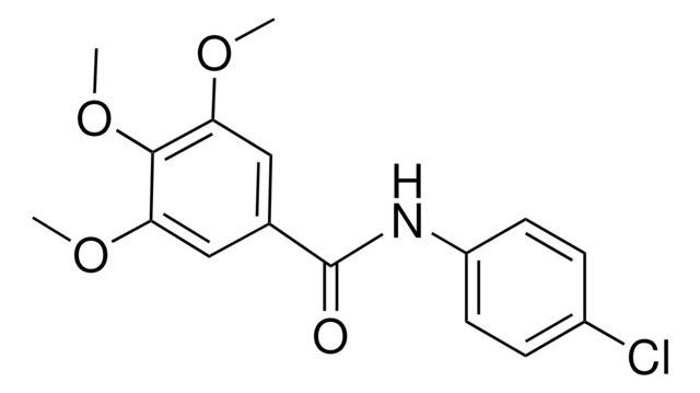 N-(4-Chlorophenyl)-3,4,5-trimethoxybenzamide structure, CAS 3868-95-9